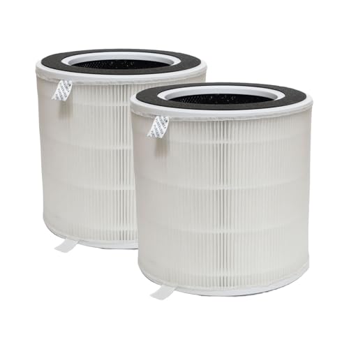 PUREBURG 交換用フィルター SwitchBot 空気清浄機対応 H13 HEPA活性炭 3段階ろ過 ペットフィルター エアクリーン ほこり 臭い 2個パック